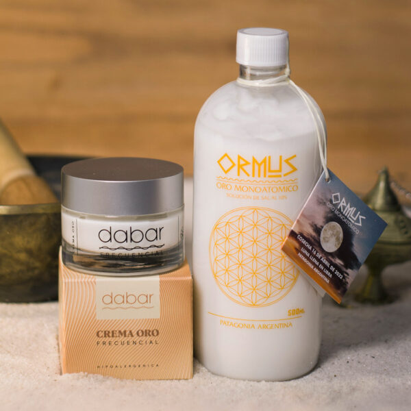 Combo 1 Ormus 500ml + Crema Oro 50ml Dabar Frecuencial