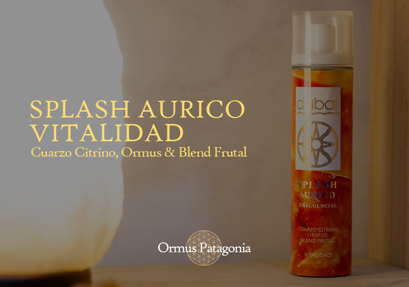 Splash Áurico Frecuencial VITALIDAD: Revitaliza tu Ser con la Magia del Cuarzo Citrino y Ormus